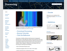 Tablet Screenshot of processing.org